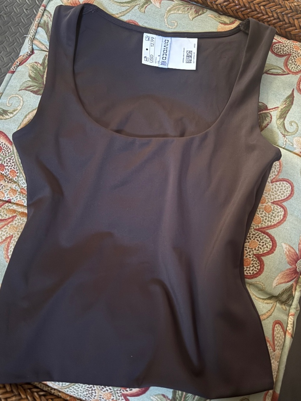 Divided Women’s Scoop Neck Tank Top - Brown